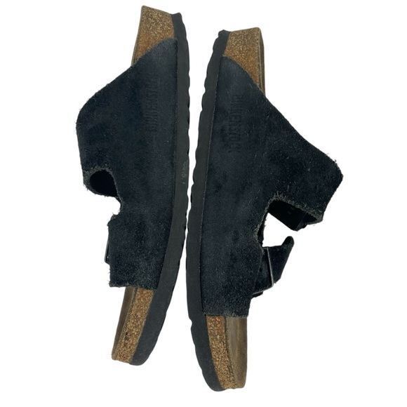 Birkenstock Arizona Suede Leather Sandals Black Size 38 Women’s 7-7.5 - Picture 7 of 15